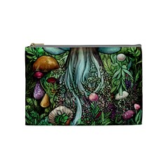 Craft Mushroom Cosmetic Bag (medium) by GardenOfOphir