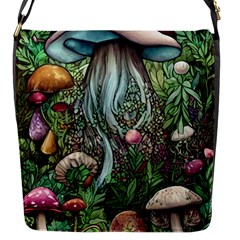 Craft Mushroom Flap Closure Messenger Bag (s) by GardenOfOphir