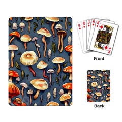 Forest Mushrooms Playing Cards Single Design (rectangle)