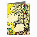 Doodle Wallpaper Artistic Surreal Greeting Cards (Pkg of 8) Left