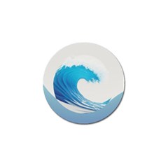 Wave Tsunami Tidal Wave Ocean Sea Water Golf Ball Marker (4 Pack) by Pakemis