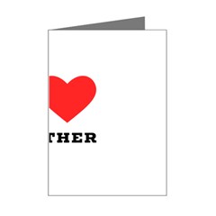 I Love Heather Mini Greeting Card by ilovewhateva