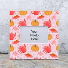 Pumpkin Tea Cup Pie Dessert White Box Photo Frame 4  X 6  by Semog4