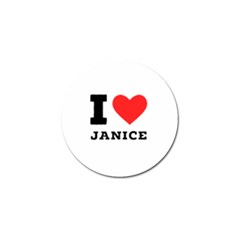 I Love Janice Golf Ball Marker (4 Pack) by ilovewhateva