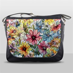 Flower Nature Floral Spring Messenger Bag by Semog4