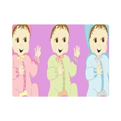 Happy 02 Premium Plush Fleece Blanket (mini)