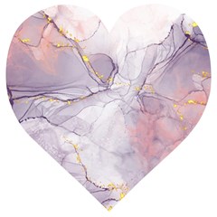 Liquid Marble Wooden Puzzle Heart by BlackRoseStore