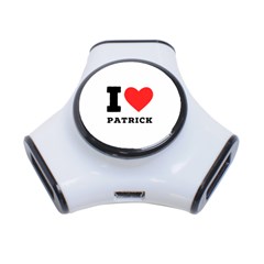 I Love Patrick  3-port Usb Hub by ilovewhateva