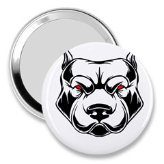 Dog Animal Mammal Bulldog Pet 3  Handbag Mirrors by Semog4