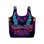 Gamer Life Full Print Recycle Bag (S) Front