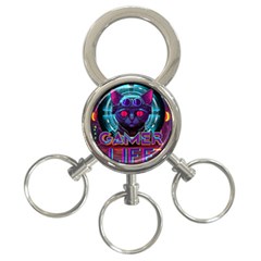 Gamer Life 3-ring Key Chain by minxprints