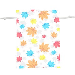 Leaves-141 Lightweight Drawstring Pouch (xl)