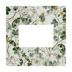 Leaves-142 White Box Photo Frame 4  X 6 