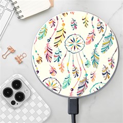 Dreamcatcher Abstract Pattern Wireless Fast Charger(white) by Semog4