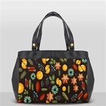 Christmas Seamless Pattern Oversize Office Handbag Front