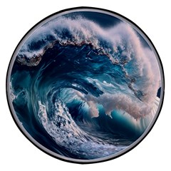 Tsunami Waves Ocean Sea Water Rough Seas Wireless Fast Charger(black)