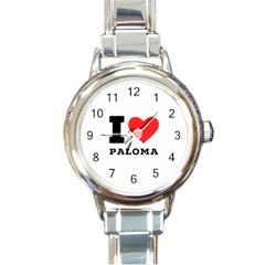 I Love Paloma Round Italian Charm Watch by ilovewhateva