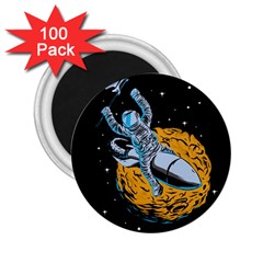 Astronaut Planet Space Science 2 25  Magnets (100 Pack)  by Salman4z