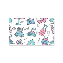 Transportation Seamless Pattern Sticker (rectangular) by Salman4z