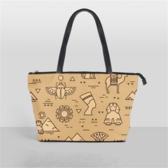 Egyptian-seamless-pattern-symbols-landmarks-signs-egypt Classic Shoulder Handbag by Salman4z