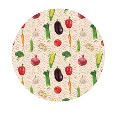 Vegetables Mini Round Pill Box by SychEva