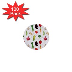 Vegetable 1  Mini Buttons (100 Pack)  by SychEva