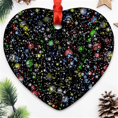 Illustration Universe Star Planet Ornament (heart) by danenraven