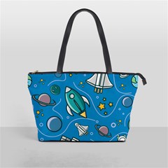 About-space-seamless-pattern Classic Shoulder Handbag by Salman4z