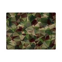 Abstract-vector-military-camouflage-background Premium Plush Fleece Blanket (mini) by Salman4z