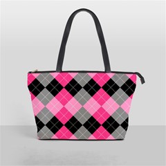 Seamless-argyle-pattern Classic Shoulder Handbag by Salman4z