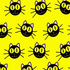 Cats Heads Pattern Design Play Mat (square) by pakminggu