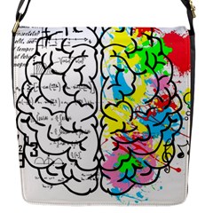 Brain Left Logic Language Science Flap Closure Messenger Bag (s) by pakminggu