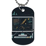 Remote Work Work From Home Online Work Dog Tag (One Side) Front