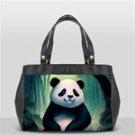 Animal Panda Forest Tree Natural Oversize Office Handbag Front