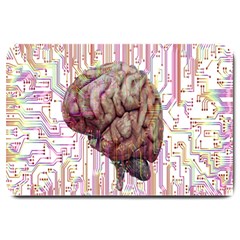 Brain Think Neurons Circuit Large Doormat by pakminggu