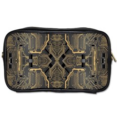 Brain Technology Data Digital Toiletries Bag (two Sides) by pakminggu