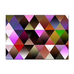 Abstract Geometric Triangles Shapes Sticker A4 (10 Pack) by danenraven