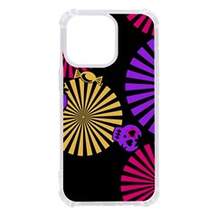 Seamless Halloween Day Of The Dead Iphone 13 Pro Tpu Uv Print Case by danenraven