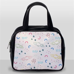 Spaceship Pattern Star Classic Handbag (one Side) by danenraven