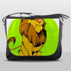 Lion Cartoon Parody Messenger Bag by danenraven