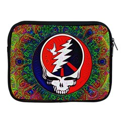 Grateful Dead Pattern Apple Ipad 2/3/4 Zipper Cases by Mog4mog4