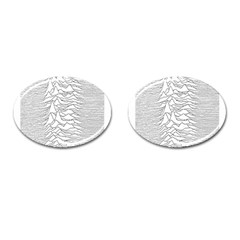 Joy Division Unknown Pleasures Post Punk Cufflinks (oval) by Mog4mog4