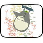 My Neighbor Totoro Cartoon Fleece Blanket (Mini) 35 x27  Blanket