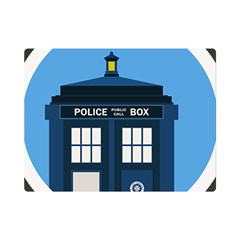 Doctor Who Tardis Premium Plush Fleece Blanket (mini) by Mog4mog4