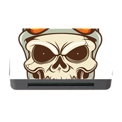 Motorcycle Helmet Skull Clip Art Cranial Skeleton Memory Card Reader With Cf by Mog4mog4