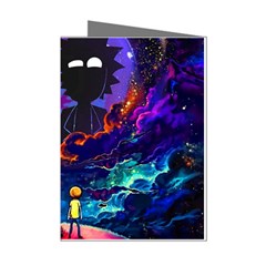 Cartoon Parody In Outer Space Mini Greeting Cards (pkg Of 8) by Mog4mog4