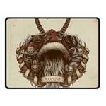 Christmas Dark Demon Evil Horror Krampus Fleece Blanket (Small) 50 x40  Blanket Front