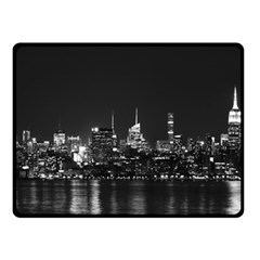 Photography Of Buildings New York City  Nyc Skyline Fleece Blanket (small) by Bakwanart