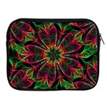 Multicolored Flower Mandala Wallpaper Kaleidoscope Pattern Apple iPad 2/3/4 Zipper Cases Front