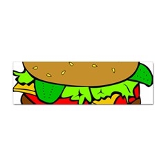 Hamburger-cheeseburger-fast-food Sticker (bumper) by 99art